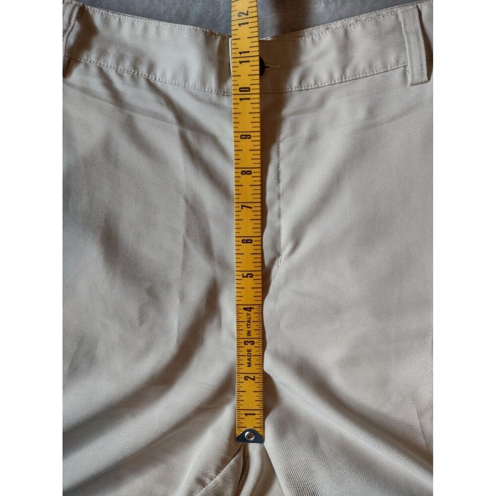 Adidas Climalite Golf Shorts Men's Size 32 Beige Performance Stretch - Picture 4 of 8
